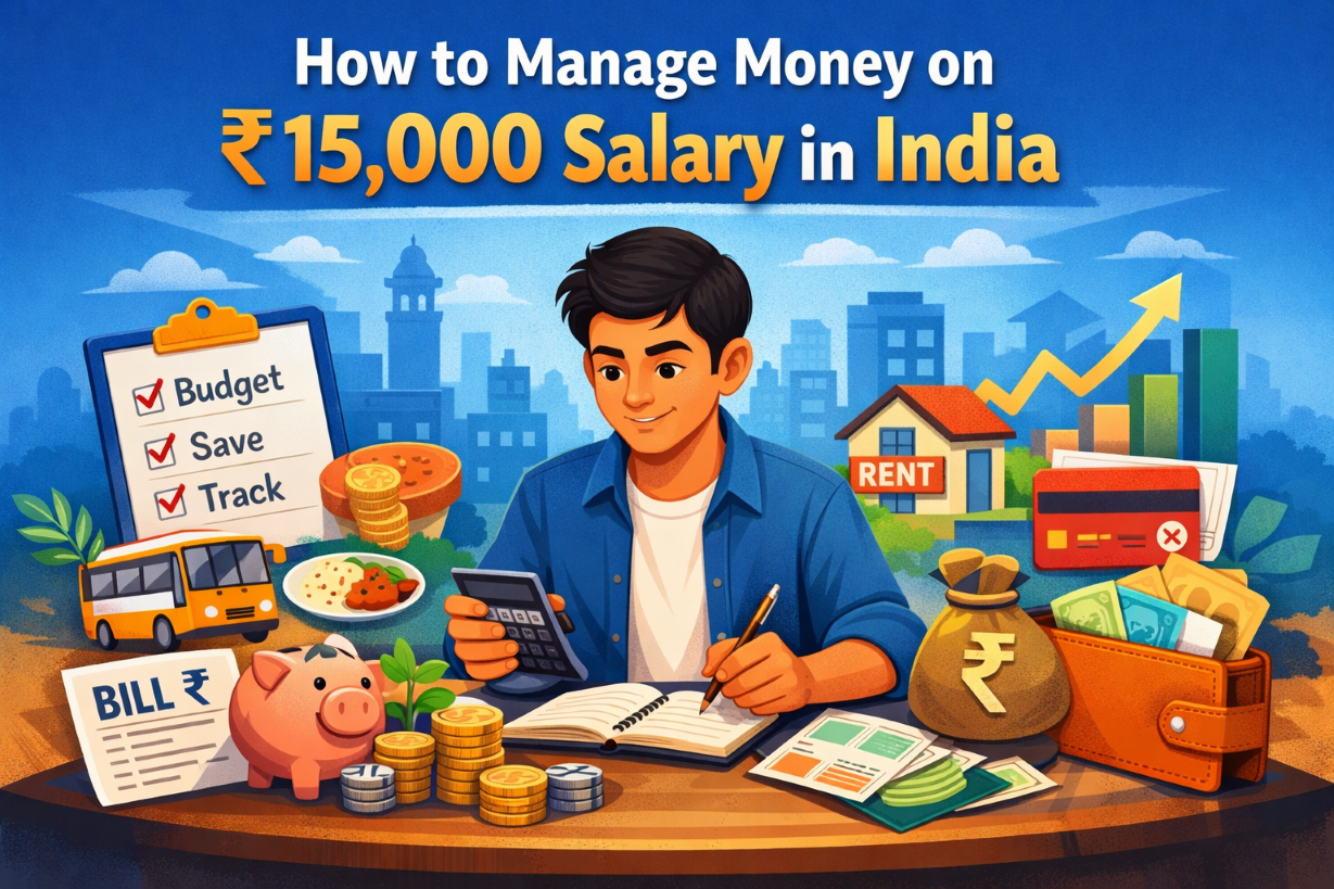 How do I manage monthly expenses on ₹15,000 salary in India featured image