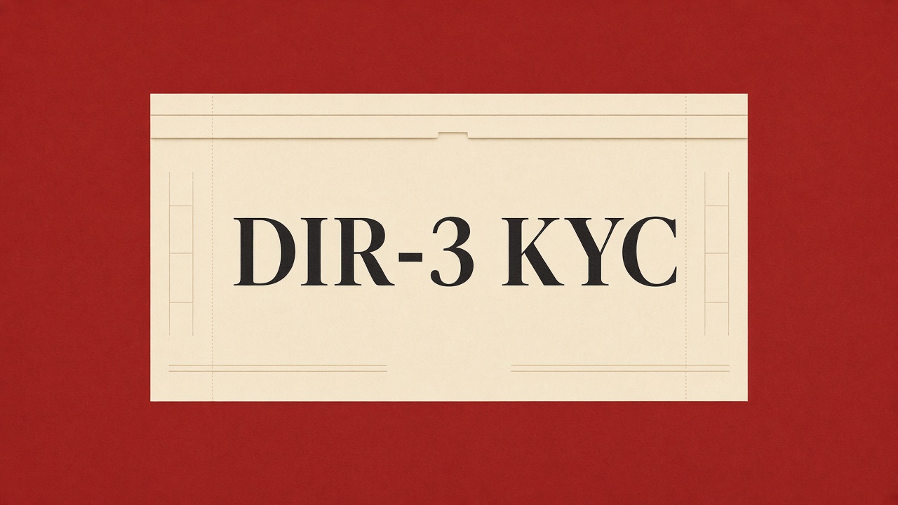 DIR-3 KYC: nothing is due this 30 September, and the next filing is 2028 featured image